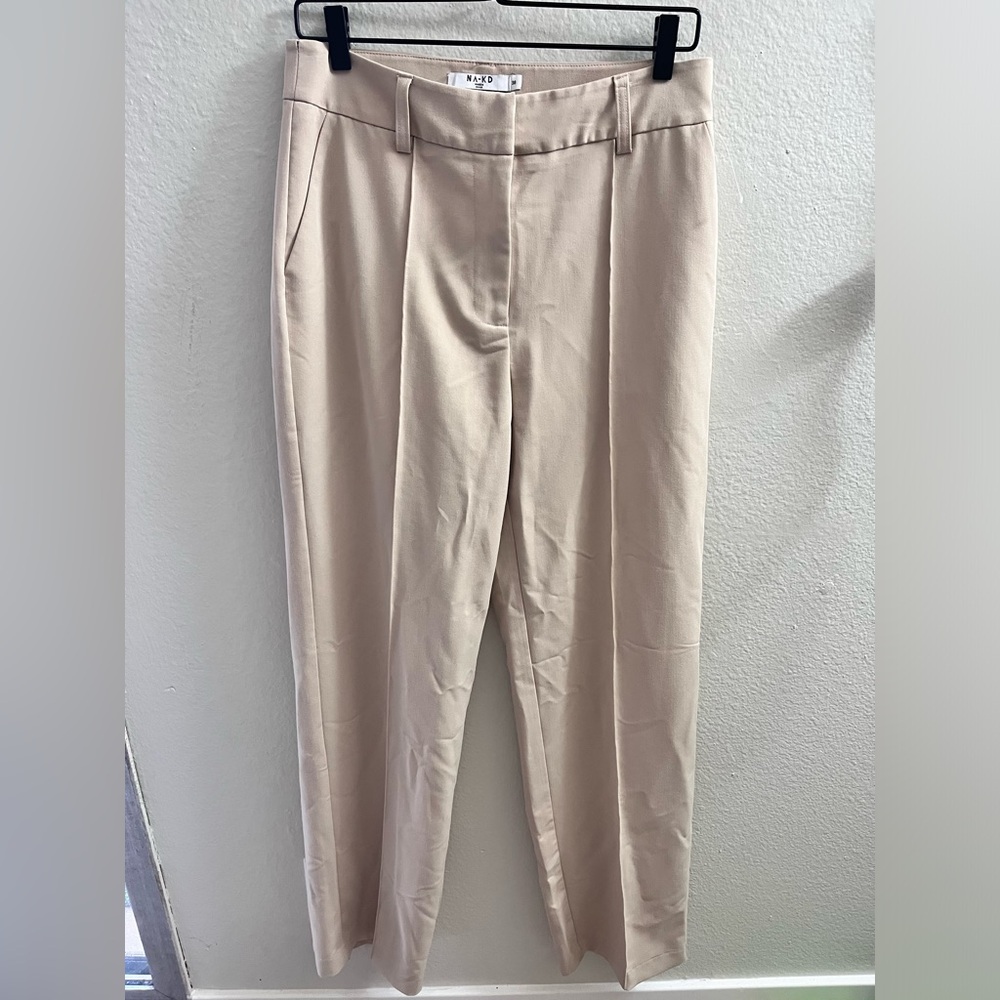 NA-KD Khaki Trousers Size 30